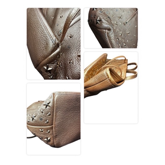 JIMMY CHOO Sasha Star Studded Tote W/ COA - Picture 17 of 17